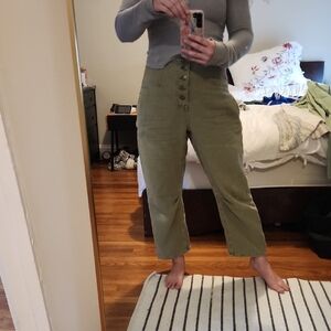 FP Movement by Free People Olive Wide Leg Pants